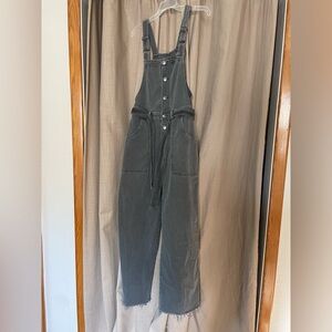Arie Women's gray Denim Overalls